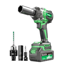 LAOA 21V Brushless Cordless Electric Impact Wrench - Rechargeable Power Tool for Car Tires
