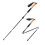 1mm Wall 4-Section Retractable Foldable 3K Carbon Fiber Hiking Poles with Quick Lock 1