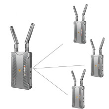 Ultimate 200m Wireless Extender Kit with NP-F Battery Support & HDMI Compatibility for Videographers & Photographers