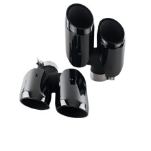 Stainless Steel Exhaust Tip Upgrades for Porsche Macan 2014-2024: GTS Tailpipe Nozzles & Muffler Enhancements