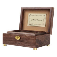 Elegante massief houten muziekdoos - 30-noot hoogwaardig melodieusysteem - Perfect voor verjaardagen, kerstmis en Valentijnsdag