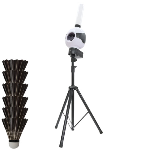 Portable Outdoor Badminton Serve Machine with Remote Control for Automatic Sports Training