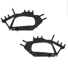 kemimoto Soft Upper Door Set Kit with Doorstop Enclosure for Can-Am Maverick X3 2-Seat (2017) - Compatible with Roof and Windshield