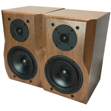 6,5-inch HiFi boekenplankspeaker - Tweezijdige houten passieve audio geluidsversterker en monitor