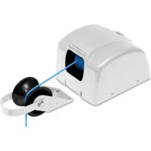 Compact 12V Free-Fall Anchor Winch - Quick Release, 45 lb Capacity, Marine-Grade for Small Boats