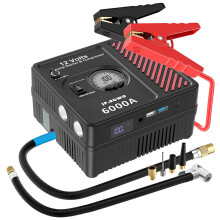 JFEGWO 2000A/3000A/6000A Professionele Auto Boosterset met Hoogwaardige Compressorpomp
