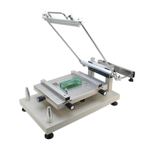 PTR C300 Frameless Desktop PCB Solder Paste Printer - 300x400mm Stencil for SMT Production Line