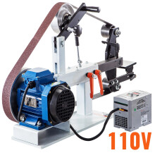 Versatile 1.5kW Belt Grinder: 2x82in Variable Speed Electric Sander for Precision Tool & Knife Polishing