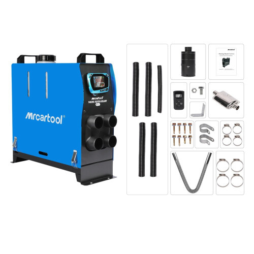 Remote-Controlled Car Parking Heater with Engine Preheat and Windshield Defrosting Function