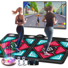 Draadloze Bewegingssensor Dansmat Spel voor TV en PC - Familie Sport- en Yogapad met Antislipontwerp, Perfect voor Volwassenen en Kinderen