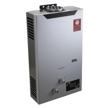 Compact 20L 40kW LPG Propane Tankless Water Heater with Shower Head Kit - Perfect for Camping