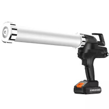 21V Cordless Electric Caulking & Sealant Gun - Portable, Rechargeable Lithium, I for Glass & Hard Rubber