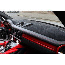 Alcantara dashboardhoes voor Porsche Cayenne (2018-2020) - Premium autoaccessoire padstickers