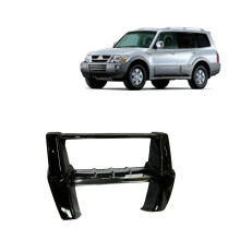 Silver Plastic Front Bumper Protector for Pajero V70 (2000-2006) - Bullbar Grille Guard Cover for Shogun V60