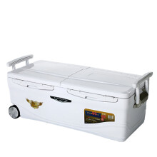 Ultra-Light Large Capacity Fishing Cooler Box with Wheels - Insulated Ice Chest for Live Shrimp, Sea Fishing & Outdoor Adventures