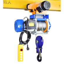 Versatile 1.5T Electric Hoist Crane with Dual Remote Control for Garage and Boat Lifting