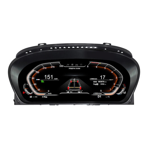 12.3-Inch Digital Dashboard for BMW 5 Series E60/E61/E63/E64 (2003-2009) - Enhanced LCD Instrument Cluster Panel