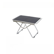 Compact Aluminum Folding Camping Table - Lightweight & Portable Outdoor BBQ Tea Table