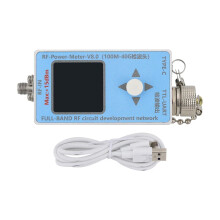 Wishcolor RF Power Meter V8 | 0-40GHz Ultra Wide Band Microwave RF Power Meter with TFT Display & Type-C Cable