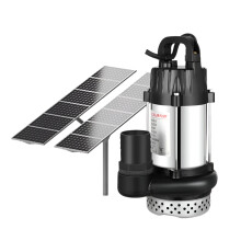 DC24V 400W Solar Submersible Pump - 8 Tons/Hour Flow, Stainless Steel Brushless Design, 15m Max Head