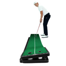 TL010 Aanpasbare Binnen Mini Golf Putting Mat & Trainer - Perfecteer je Putt Overal!