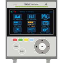 Upgrade je DR HD 1000Combo met JioSat 4: met een 3-inch scherm en krachtige 7,4V 5000mAh batterij