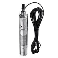 1100W 220V Stainless Steel Solar Submersible Deep Well Pump - High Lift 60m for Garden, Home & Agricultural Irrigation