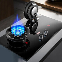 Dual Use Embedded Gas Cooktop with Timer - Versatile LPG & Natural Gas Compatible Stove