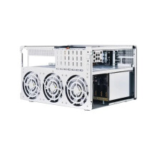 12-Bay NAS Server Chassis with Hot-Swappable Drives & ATX Motherboard Support for Network Data Storage & Industrial Control