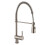 Brass Single Lever Flexible Spring Pull-Out Pull-Down Spray Kitchen Faucet 1
