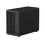 Synology DS723+ 2-Bay DiskStation NAS - Diskless Network Cloud Storage with 2GB RAM, SATA3, Expandable 1