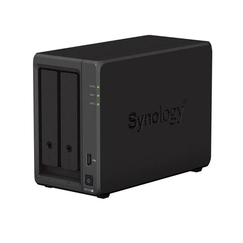Synology DS723+ 2-Bay DiskStation NAS - Diskless Network Cloud Storage with 2GB RAM, SATA3, Expandable
