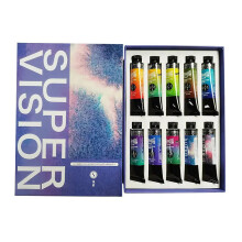 Master-Level Watercolor Paint Set - 10 Vibrant Colors, 15ml Tubes for Artists & Art Supplies