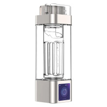 Draagbare waterfles en inhalator met waterstof - 10.000ppb H₂-rijk, SPE PEM-technologie