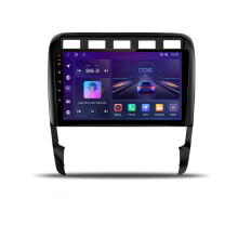 Junsun V1 AI Voice Draadloze CarPlay & Android Auto Radio voor Porsche Cayenne 9PA (2002-2010) - 4G Auto Multimedia GPS 2DIN Autoradio