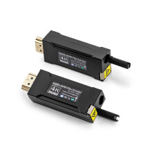 Ultra HD 4K HDMI naar glasvezel extender converter, 10 km bereik, 60Hz, enkel kanaal