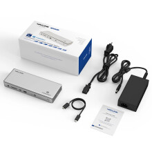 Thunderbolt 4 Docking Station with 8K Single & Dual 4K Display, 98W PD for MacBook Pro/Air, Thunderbolt 3/USB-C/USB 4 Compatibility