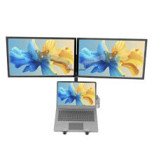 Mechanische veersmonitorbeugel: Infinite Hover Rack voor schermen van 17-38 inch