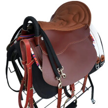 Richard's Premium koeienhuid leren paardenharnasset met stalen skelet - Volledige handleiding voor toeristen