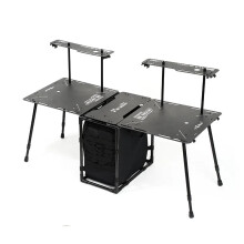 Portable Lightweight Folding Camping Table with Tactical Outdoor Skeleton Pack