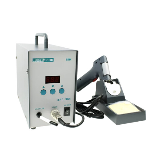High-Power 220V Quick 201B ESD Electric Desoldering Gun with Static Control, 90W