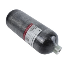 2L Carbon Fiber High-Pressure Tank with Regulator Gauge - 4500psi/300bar, M18x1.5 Thread for Scuba Diving
