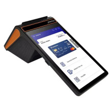 Compacte 8-inch Android 12 POS-terminal met dubbele printeropties, 4G/WiFi/BT-connectiviteit, 2D-scanner, NFC en kassasysteemintegratie