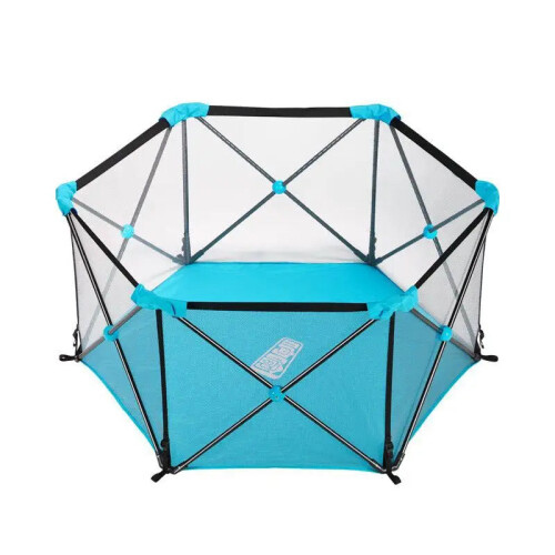 Versatile 6-Panel Portable Baby Play Yard for Indoor & Outdoor Use