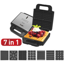 Sonifer 7-in-1 Elektrische Wafel- en Sandwichmaker: Veelzijdig Ontbijt- en Bakapparaat