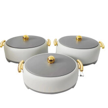 3-delige thermische isolatie lunchbox set - grote capaciteit plastic voedselverwarmers voor familie bijeenkomsten