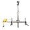 Compact Folding Crane for Air Conditioner Installation with Self-Locking Manual Winch 1