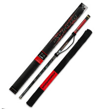 Anmanda Dreamland Carbon Ultralight Super Hard Telescopic Fishing Rod & Net Combo - 5.5m to 7m for Sea & Rock Fishing