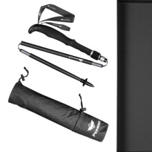 Ultralight Carbon Fiber Trekking Poles - Folding & Collapsible for Trail Running, Hiking, and Walking