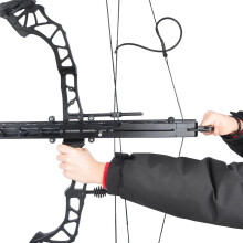 Precisie Stalen Bal Lancering Recurve Boog - Dubbele Lancering Modus, 10-Burst Capaciteit, I voor Jacht